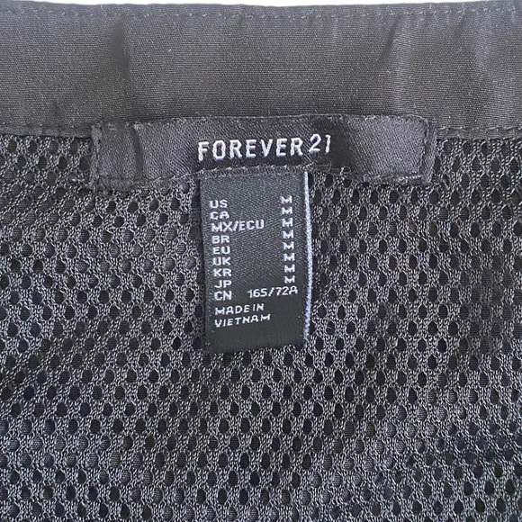 Forever 21 NASA Reflective High Rise Wind Pants, Athletic Pants, Nylon Pants - Picture 11 of 12